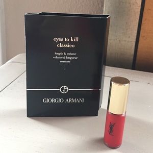 Armani Mascara and YSL Matte Lip Stain Brand New